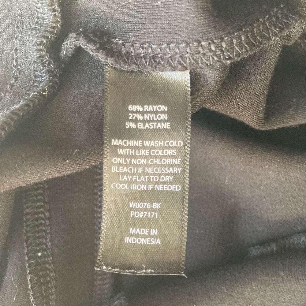 Betabrand Black Leg Large Pants - Picture 6 of 6